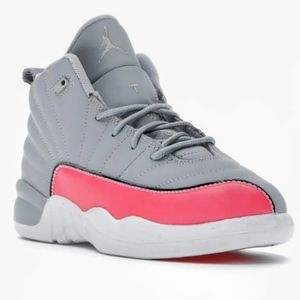 Air Jordan 12 retro wolf Grey racer pink